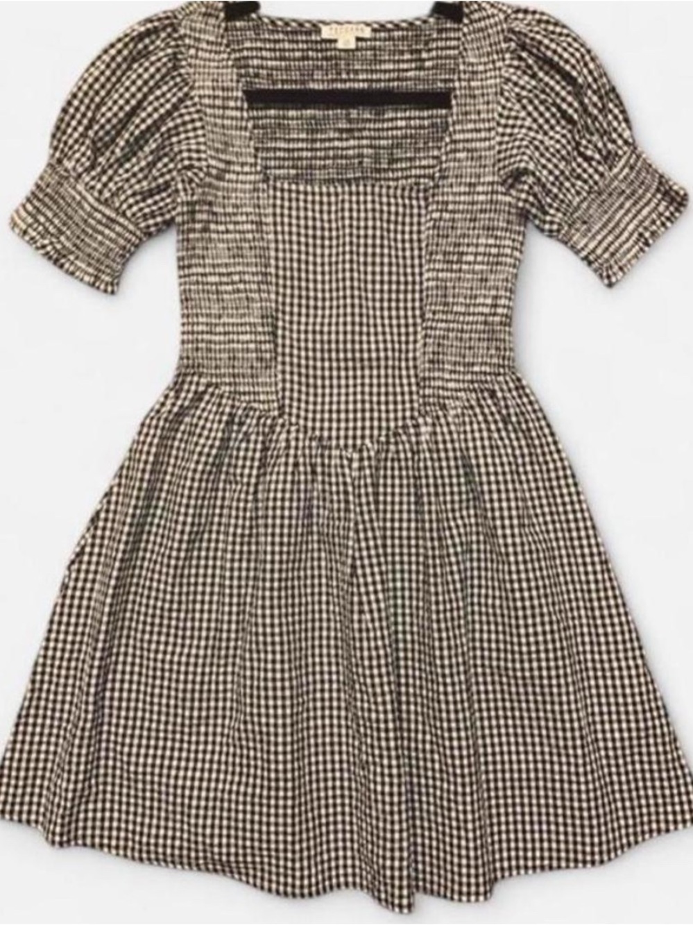 Tecovas Gingham Mini Dress